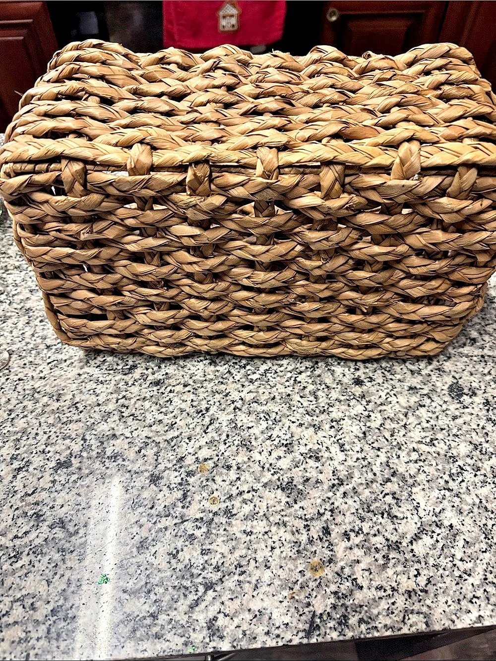 Woven Storage Basket in Brown